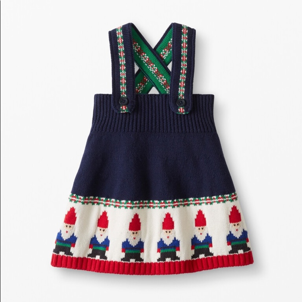 Hanna Andersson Gnome Sweater Dress - Like new!